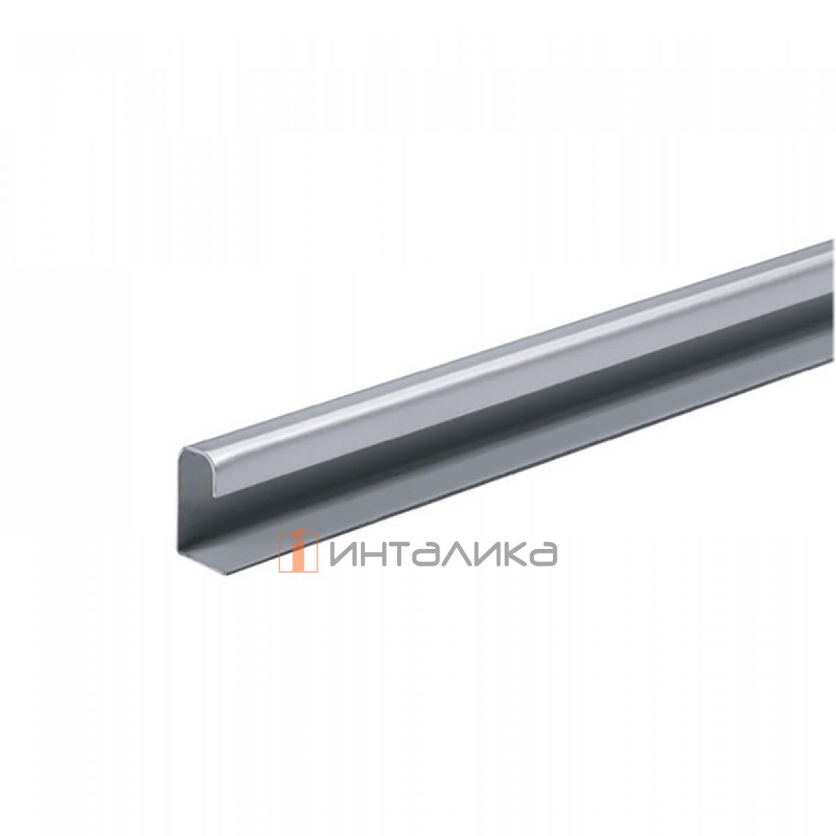 Ручка-профиль HETTICH для выокого шкафа, толщина двери 15-16 мм, L2500, сталь, серебристый